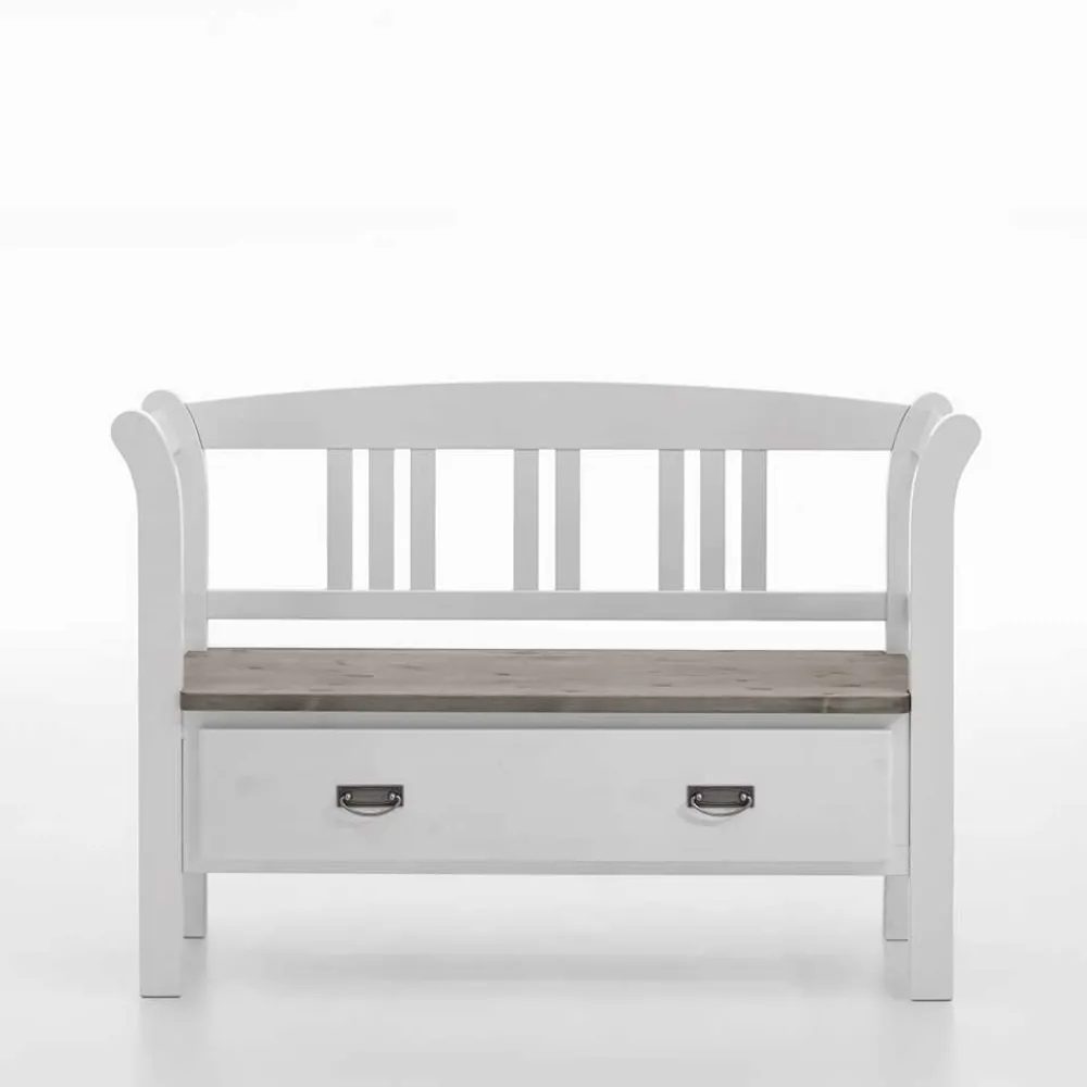 Massivholz Garderobenbank Julan*Pharao24 Best