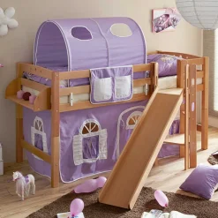 Discount Massivholz Halbhochbett Linie Kinder Kinderhochbetten|Kinderbetten