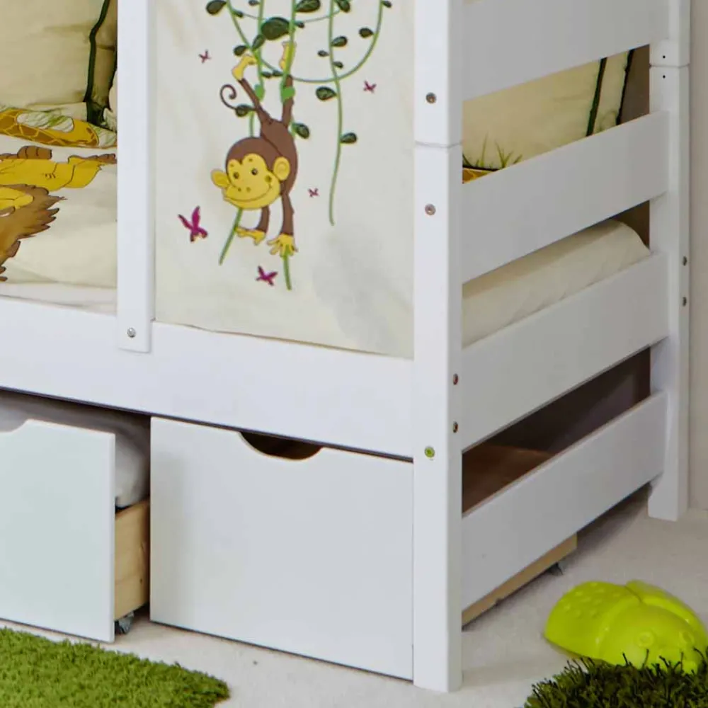 Outlet Massivholz Kinderbett Lalays Kinder Spielbetten|Kinderbetten