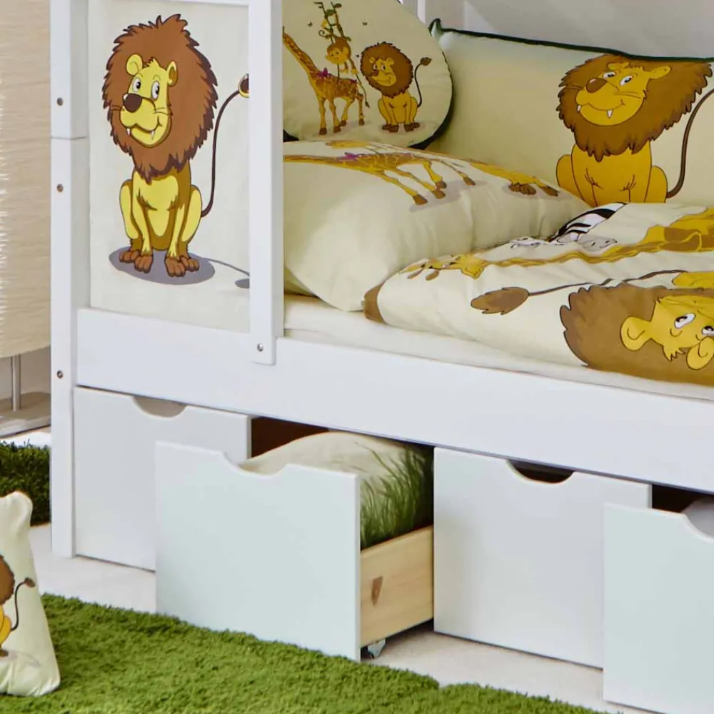Outlet Massivholz Kinderbett Lalays Kinder Spielbetten|Kinderbetten