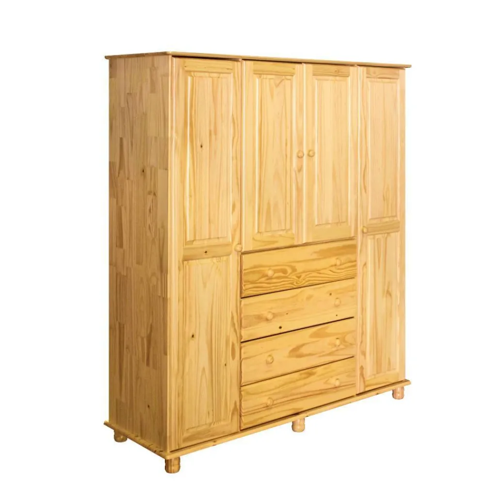 Hot Massivholz Kleiderschrank Plazero Drehtürenschränke|Massivholz Kleiderschränke