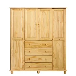 Hot Massivholz Kleiderschrank Plazero Drehtürenschränke|Massivholz Kleiderschränke