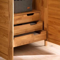 Hot Massivholz Kleiderschrank Serinos Massivholzmöbel|Drehtürenschränke