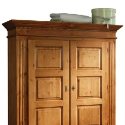 Massivholz Kleiderschrank Leoniara*Pharao24 Outlet