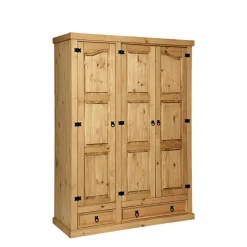 Massivholz Kleiderschrank Ravona*Pharao24 New