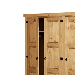 Massivholz Kleiderschrank Ravona*Pharao24 New