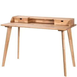 Clearance Massivholz Schreibtisch Quelina Computertische|Jugendschreibtische