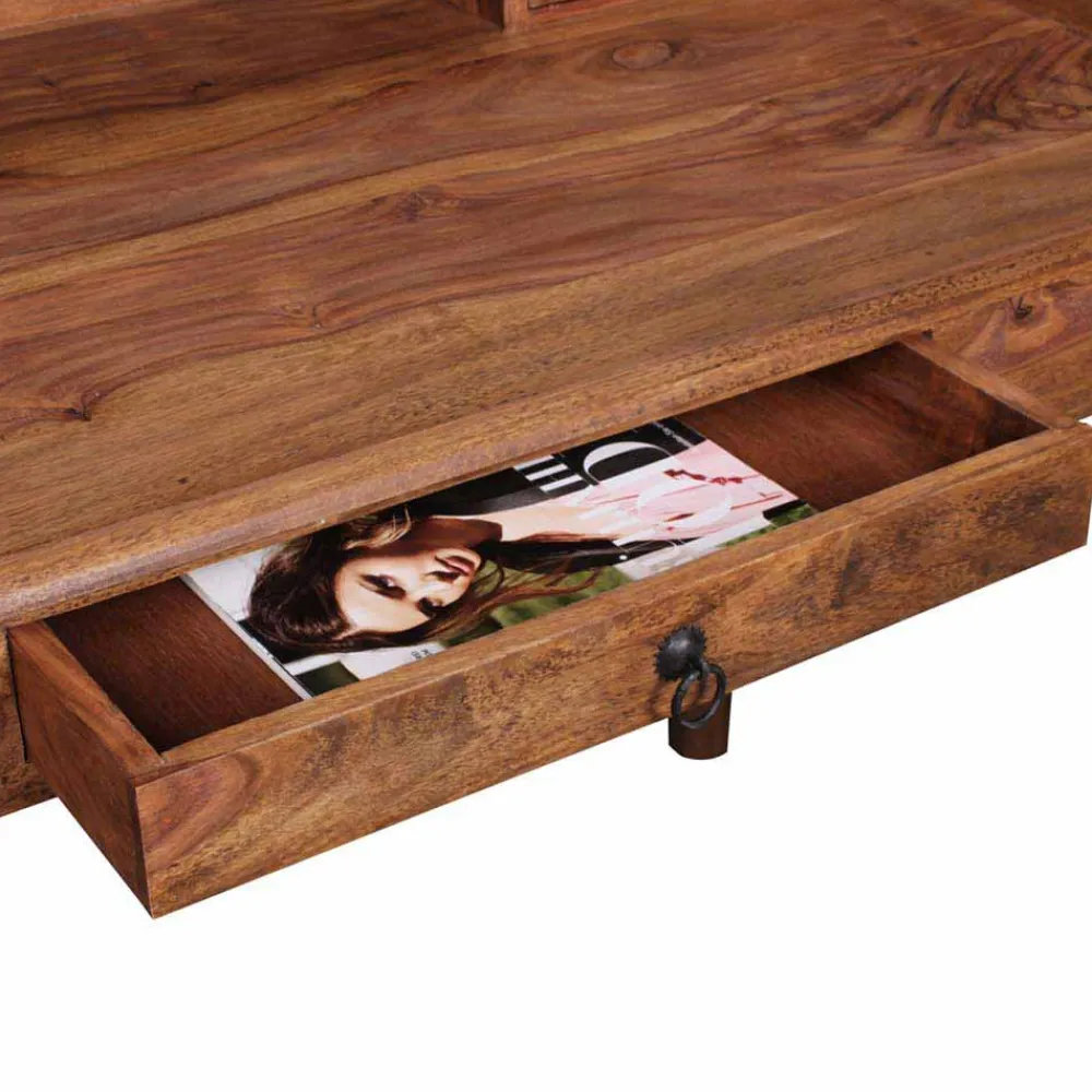 Massivholz Schreibtisch Velinan*Pharao24 Outlet