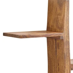 Outlet Massivholz Sheesham Regal Ulma Hängeregale|Wohnzimmerregale