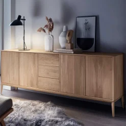 Massivholz Sideboard Belafoma Massivholzmöbel|Esszimmerkommoden