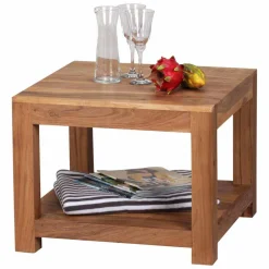 Clearance Massivholz Sofatisch Selvas Beistelltische|Couchtische