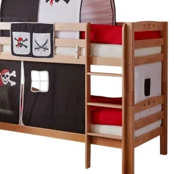 Clearance Massivholz Stockbett Buzia Kinder Piratenbett|Etagenbetten