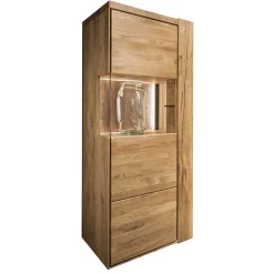 Discount Massivholz Vitrine Kaladria Massivholzmöbel|Vitrinenschrank