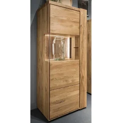 Discount Massivholz Vitrine Kaladria Massivholzmöbel|Vitrinenschrank