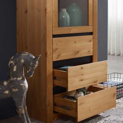 Hot Massivholz Vitrine Varcina Massivholz Schränke|Vitrinenschrank