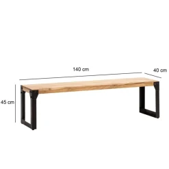 Clearance Massivholzbank Duben Küchenbank|Esszimmerbänke