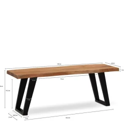 Massivholzbank Fieni*Pharao24 Hot