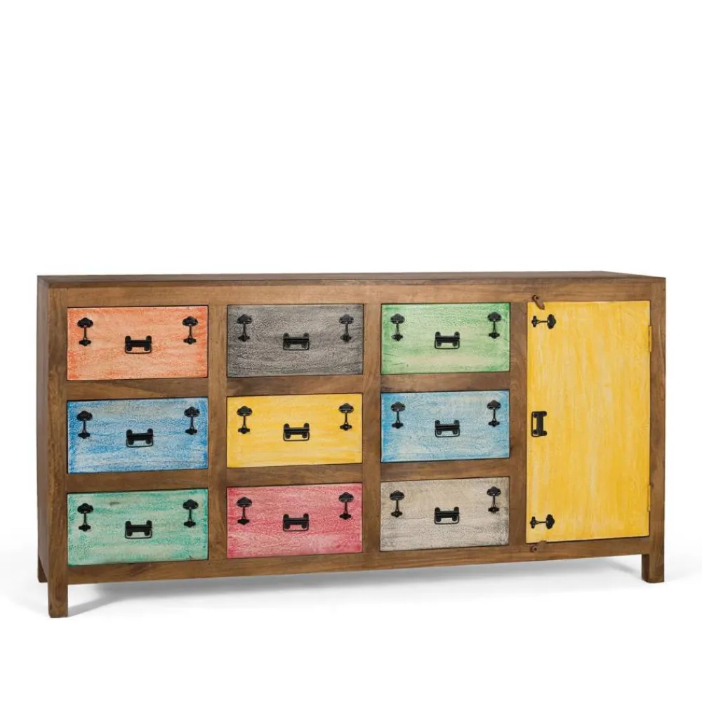 Hot Massivholzkommode Bacauna Apothekerkommoden