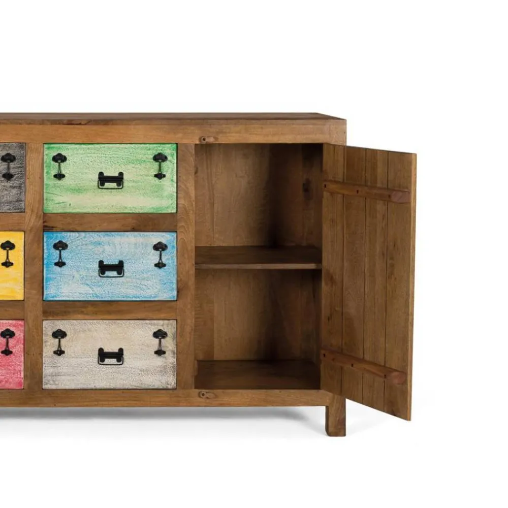 Hot Massivholzkommode Bacauna Apothekerkommoden