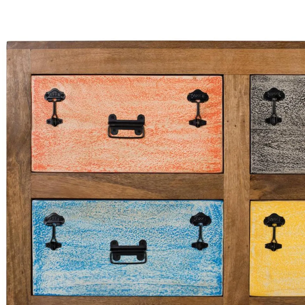 Hot Massivholzkommode Bacauna Apothekerkommoden