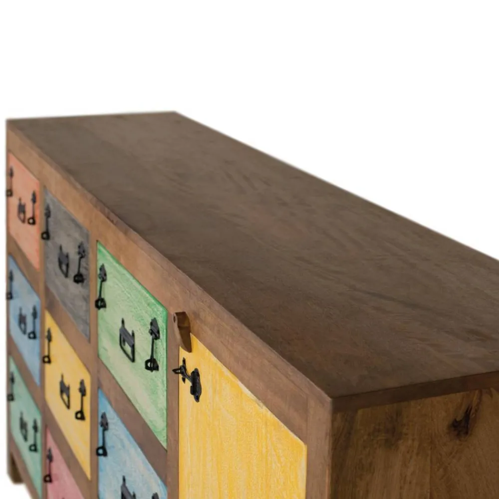 Hot Massivholzkommode Bacauna Apothekerkommoden