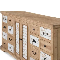 Outlet Massivholzkommode Brescania Apothekerkommoden