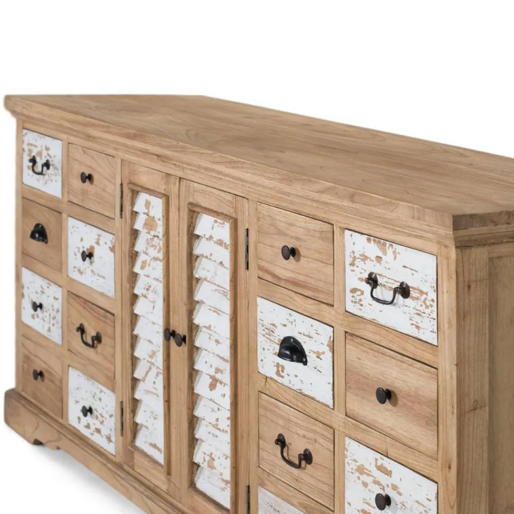 Outlet Massivholzkommode Brescania Apothekerkommoden