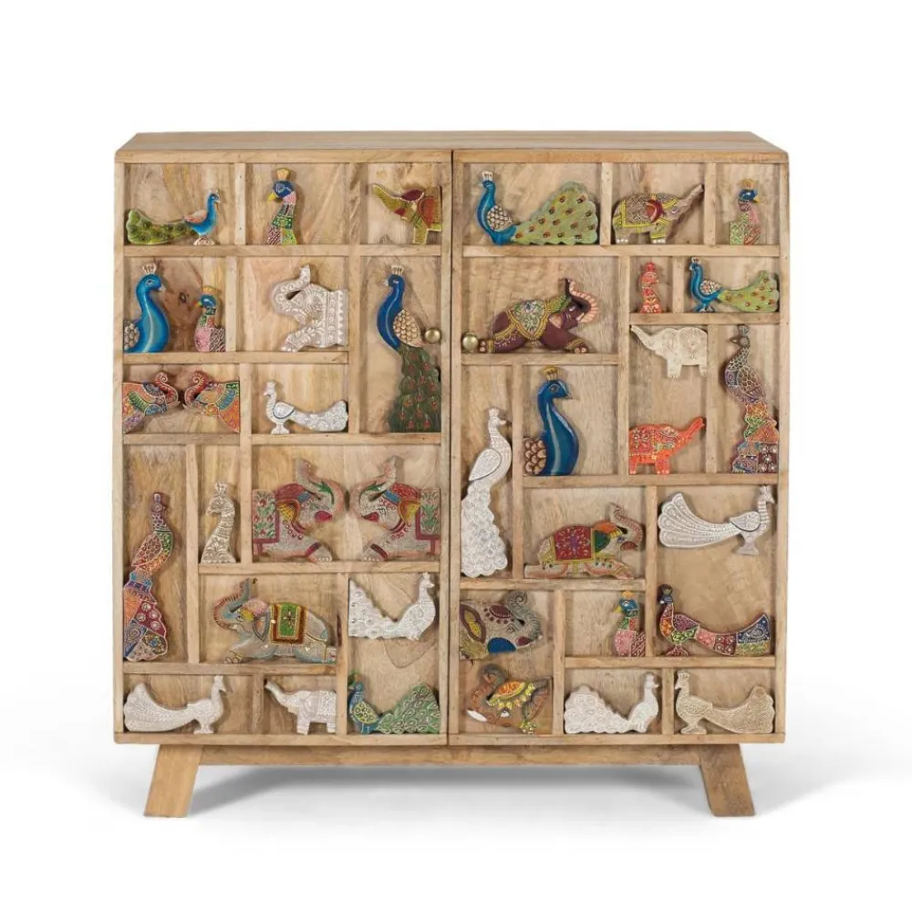 Sale Massivholzkommode Caveira Küchenkommode|Wohnzimmerkommoden