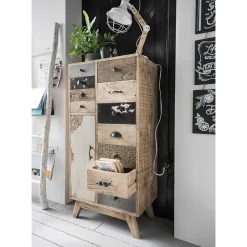 Outlet Massivholzkommode Ranbyra Flurkommoden|Apothekerkommoden