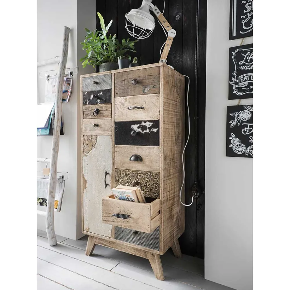 Outlet Massivholzkommode Ranbyra Flurkommoden|Apothekerkommoden