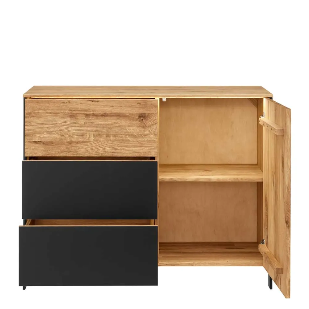 Massivholzkommode Wildeiche Despinia Flurkommoden