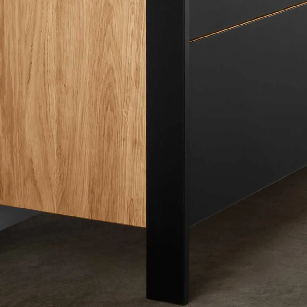 Massivholzkommode Wildeiche Despinia Flurkommoden