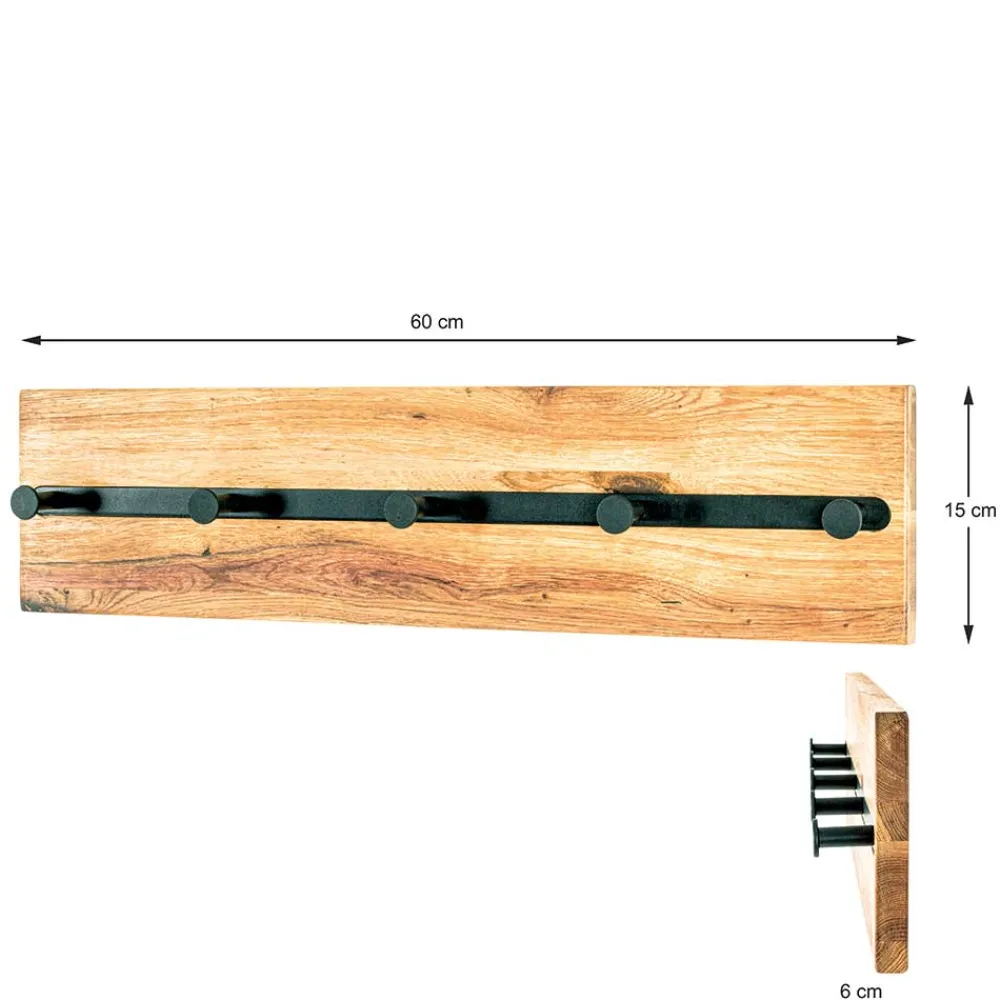 New Massivholzleiste Abru Wandgarderoben|Massivholz Garderoben