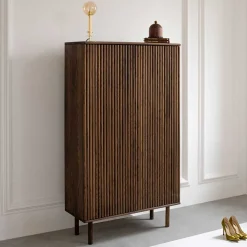 Clearance Massivholzschrank Albin Vitrinenschrank|Wohnzimmervitrinen