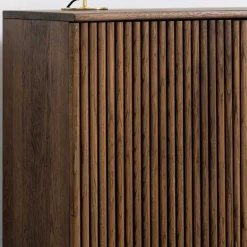 Clearance Massivholzschrank Albin Vitrinenschrank|Wohnzimmervitrinen