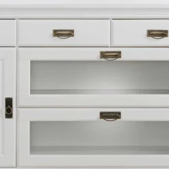 Hot Massivholzschrank Henjov Wohnzimmervitrinen|Massivholz Schränke