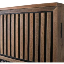 New Massivholzschrank Piatra Vitrinenschrank