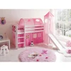 Clearance Mädchen Hochbett Pinky Kinder Kinderhochbetten|Kinderbetten