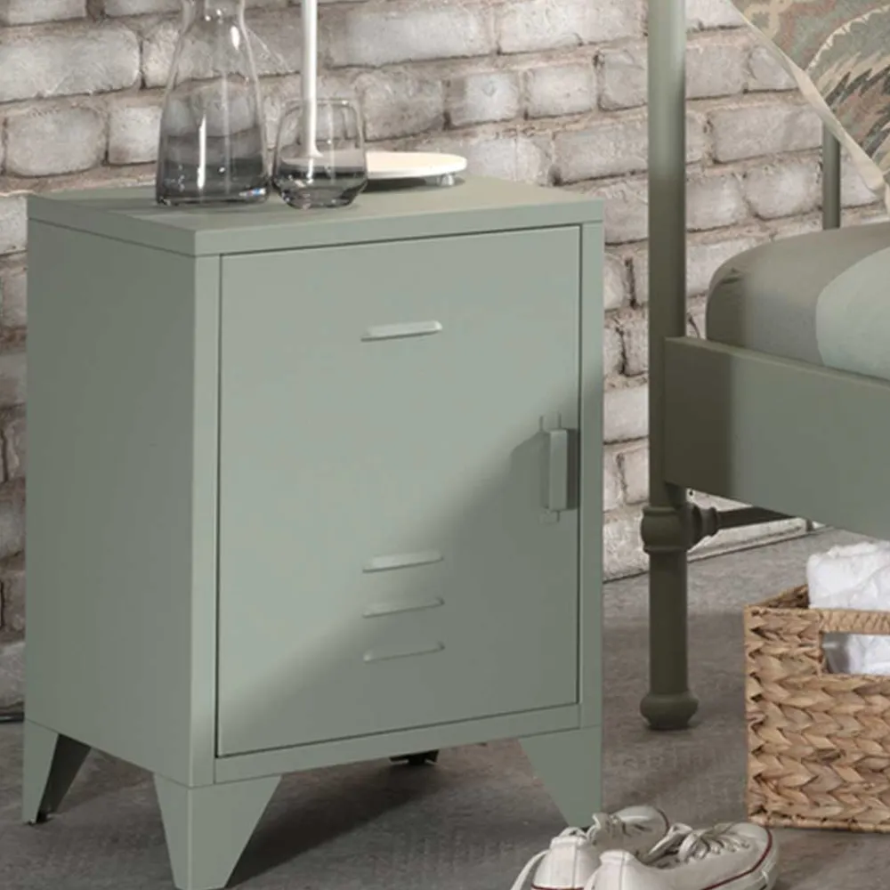 Metall Nachtschrank Jaisa*Pharao24