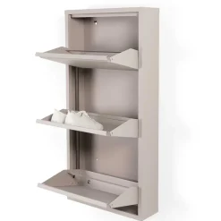 Online Metall Schuhklappenschrank Eliva Schuhschränke|Schuhkipper