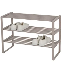 Discount Metall Schuhregal Taupe Konstanz Standregale|Schuhregale