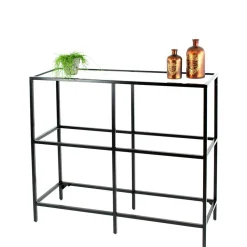 Outlet Metall und Glas Regal Entrega Wohnzimmerregale|Raumteiler