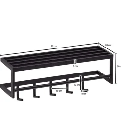 Metall Wandgarderobe Vulcanus*Pharao24 Best