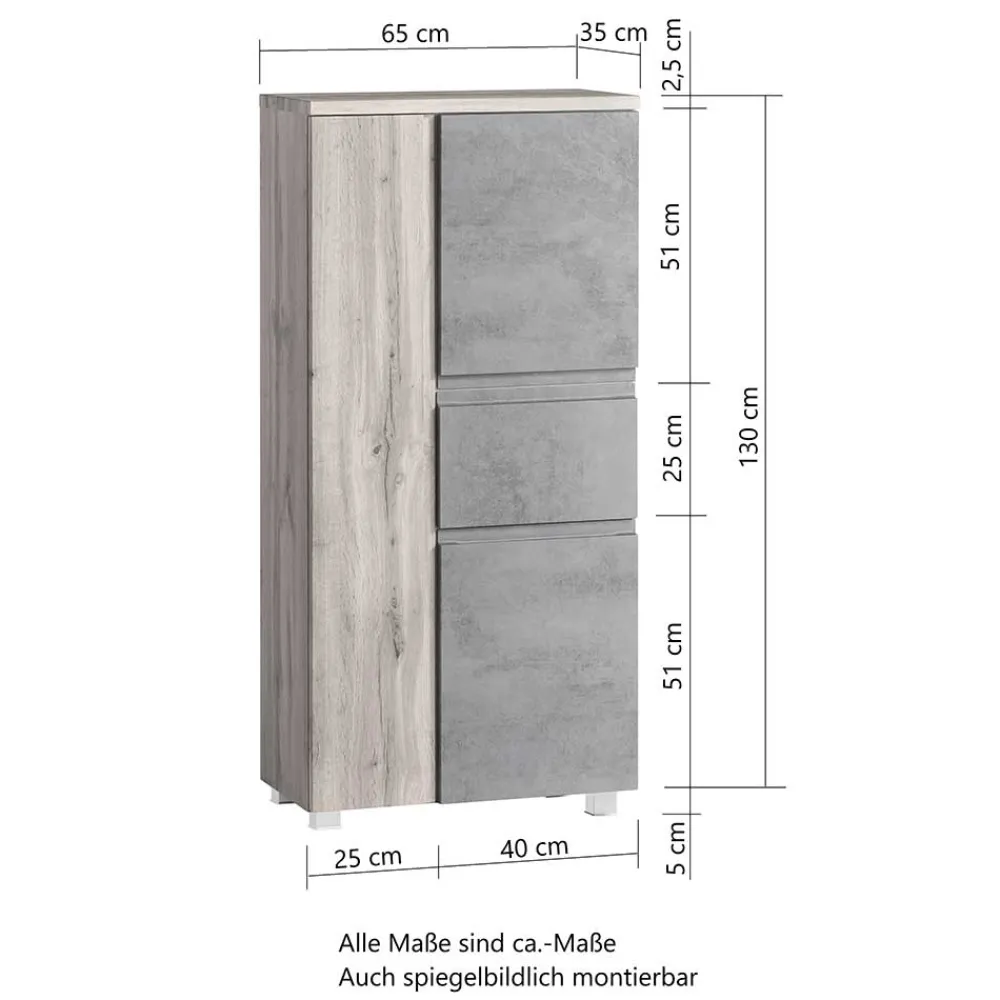 Midibadschrank Lactona*Pharao24 Online