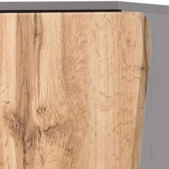 Outlet Midischrank Baumkantenoptik Eleon Badezimmerschränke|Bad Hochschränke