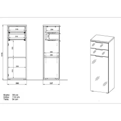 Midischrank Gramos*Pharao24 New
