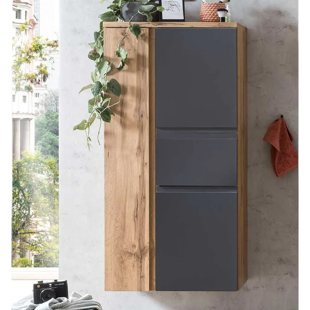 Outlet Midischrank mit Schublade Fregato Bad Hochschränke