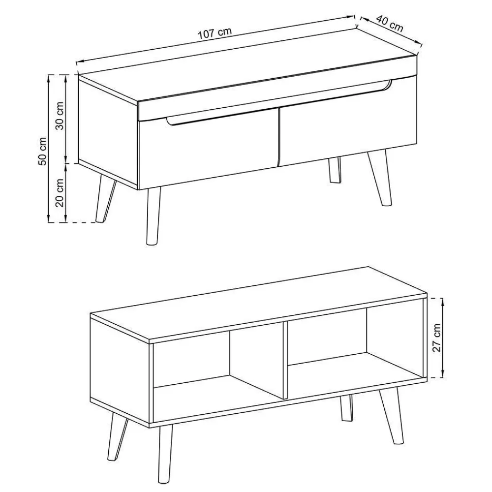 New Moderne Anbauwand Tomya Wohnwand 250 Cm