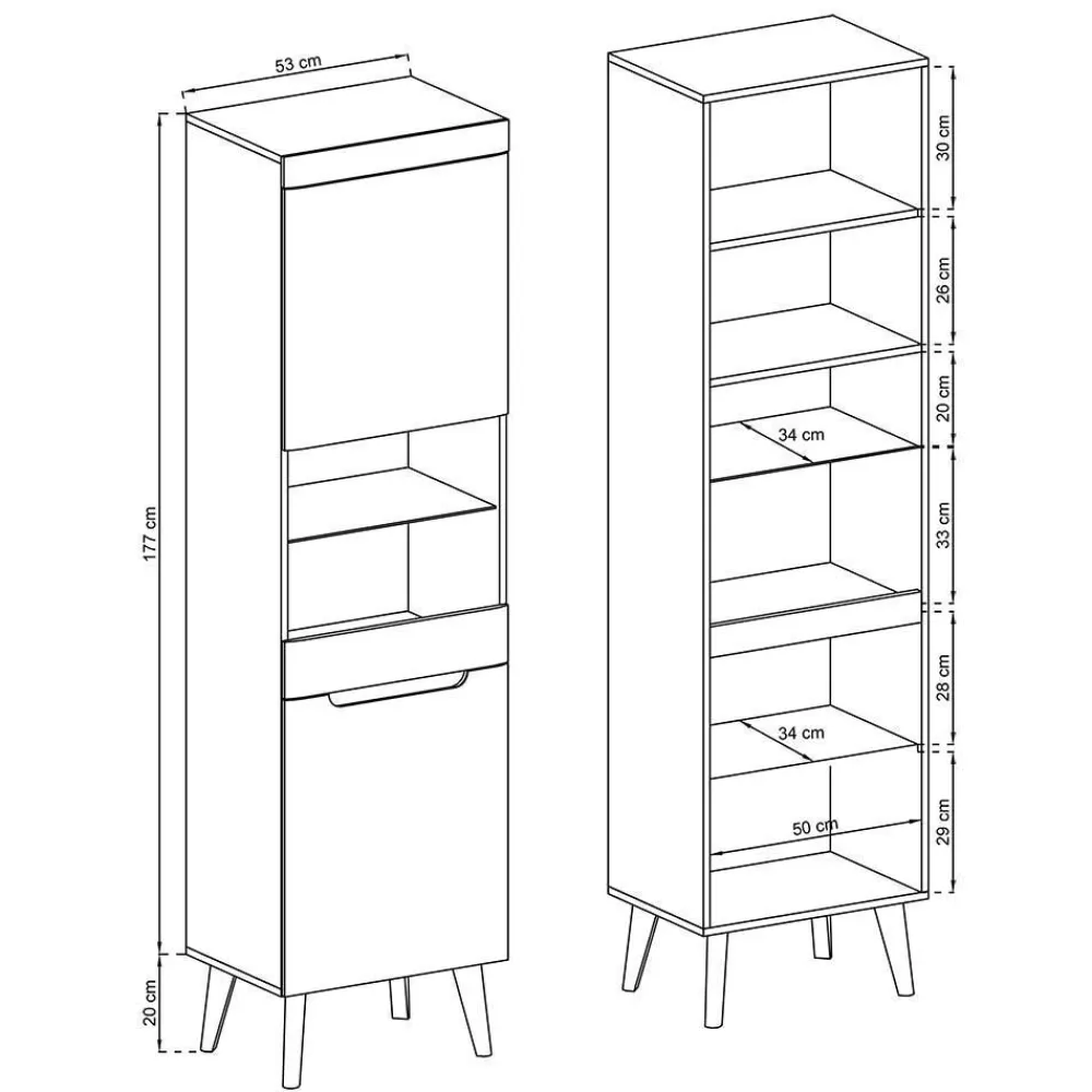 New Moderne Anbauwand Tomya Wohnwand 250 Cm