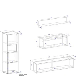 Moderne Design Wohnwand Rascian*Pharao24 Discount